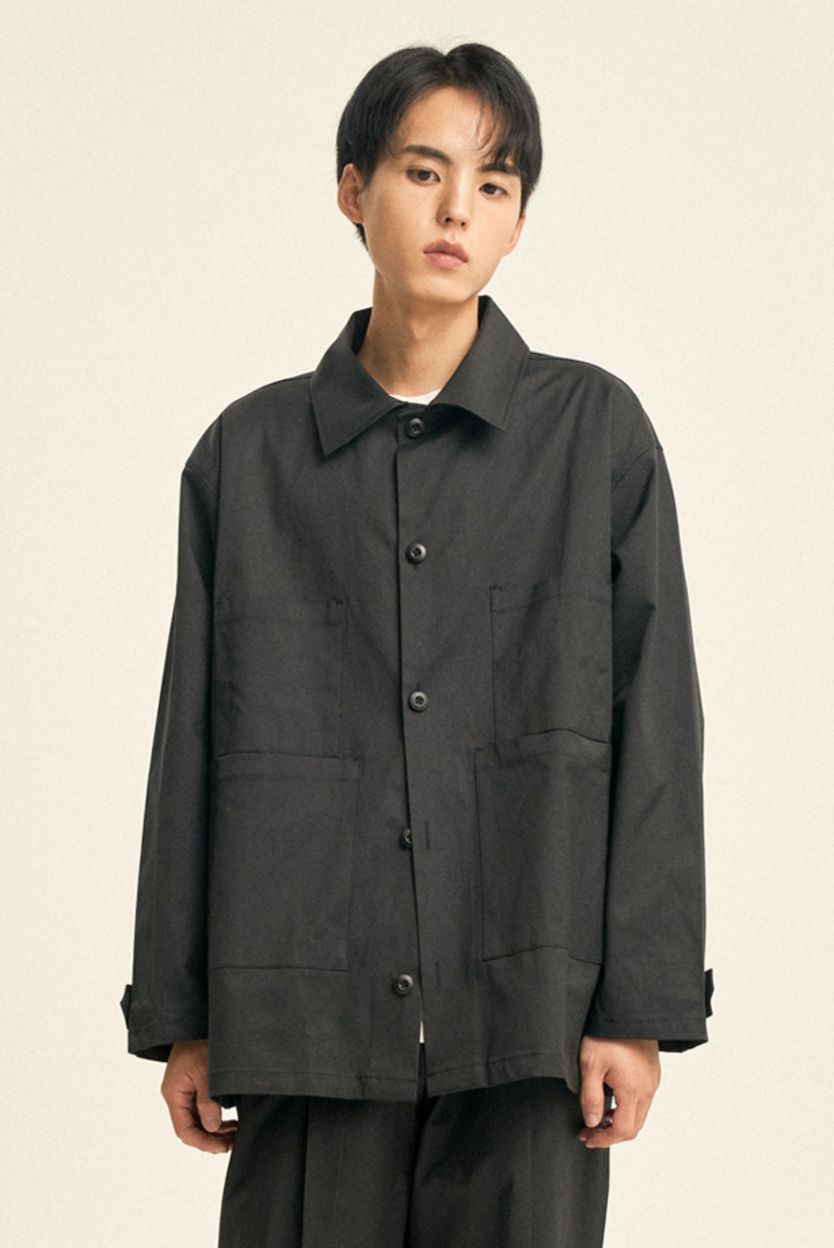 Luster Shirts Jacket [Black]
